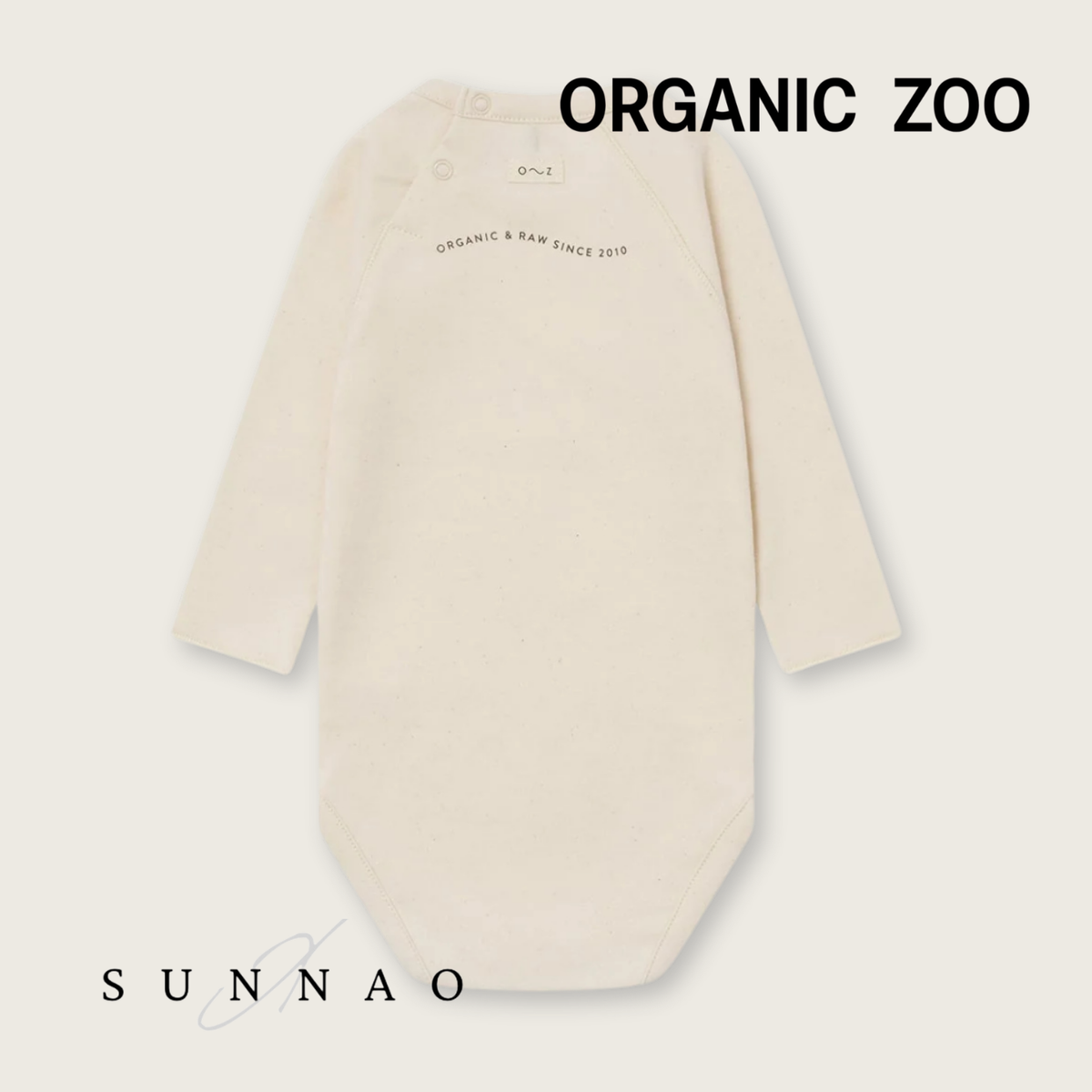 <Organic zoo> Undyed Milk Bodysuit