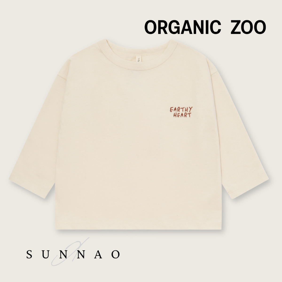 <Organic zoo> Earthy Heart Long Sleeve T-Shirt