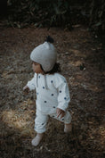 将图像加载到画廊查看器中, <Organic zoo> Fog Blue Dots Sweatshirt
