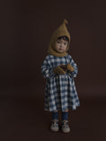 Load image into Gallery viewer, <Organic zoo> Fog Blue Gingham Field Dress
