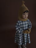 Load image into Gallery viewer, <Organic zoo> Fog Blue Gingham Field Dress
