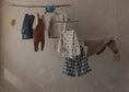 将图像加载到画廊查看器中, <Organic zoo> Fog Blue Gingham Frill Culotte
