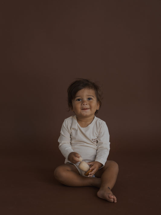 <Organic zoo> Earthy Heart Bodysuit