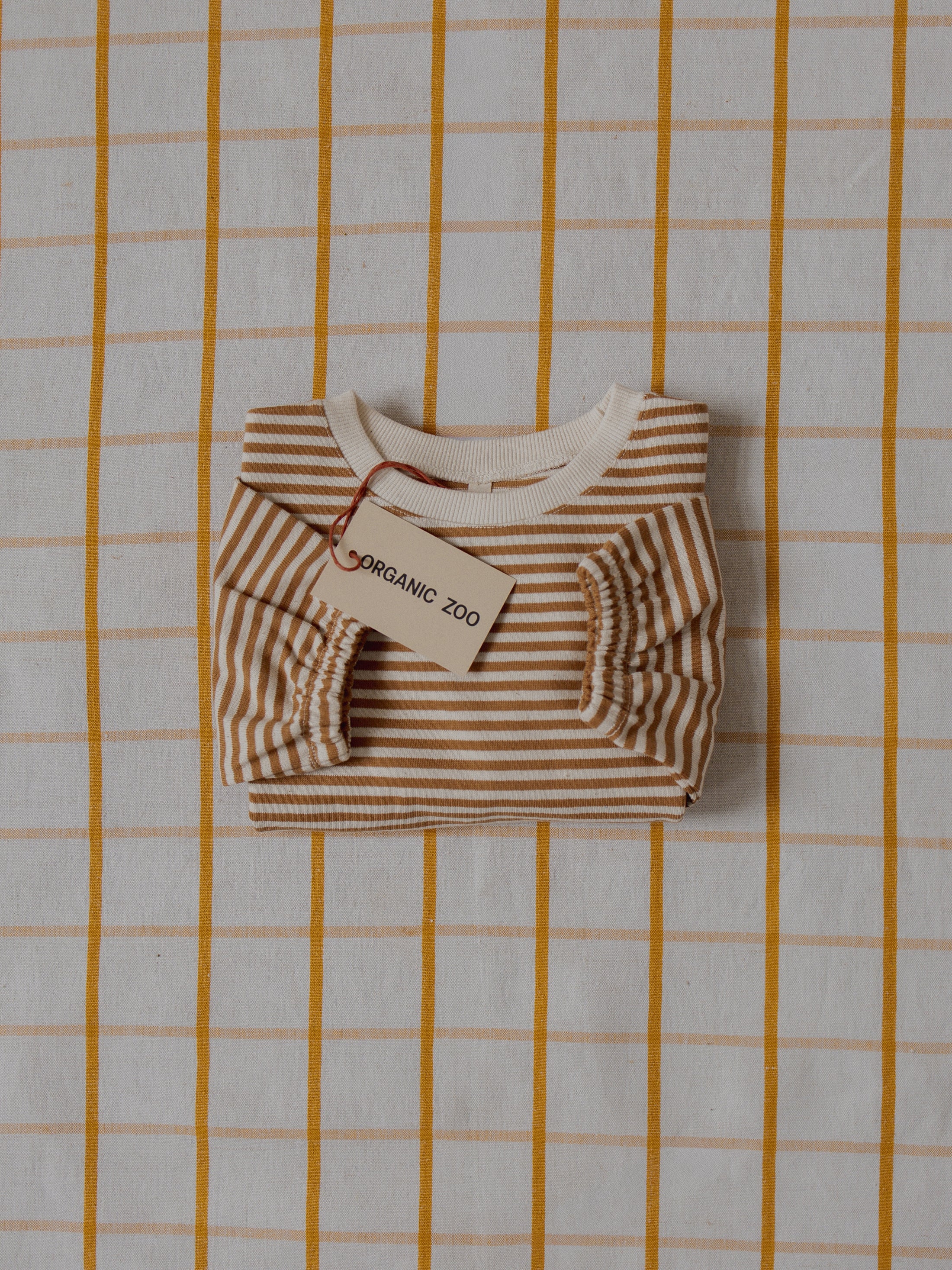 <Organic zoo> Copper Stripes Sweatshirt - DROP2