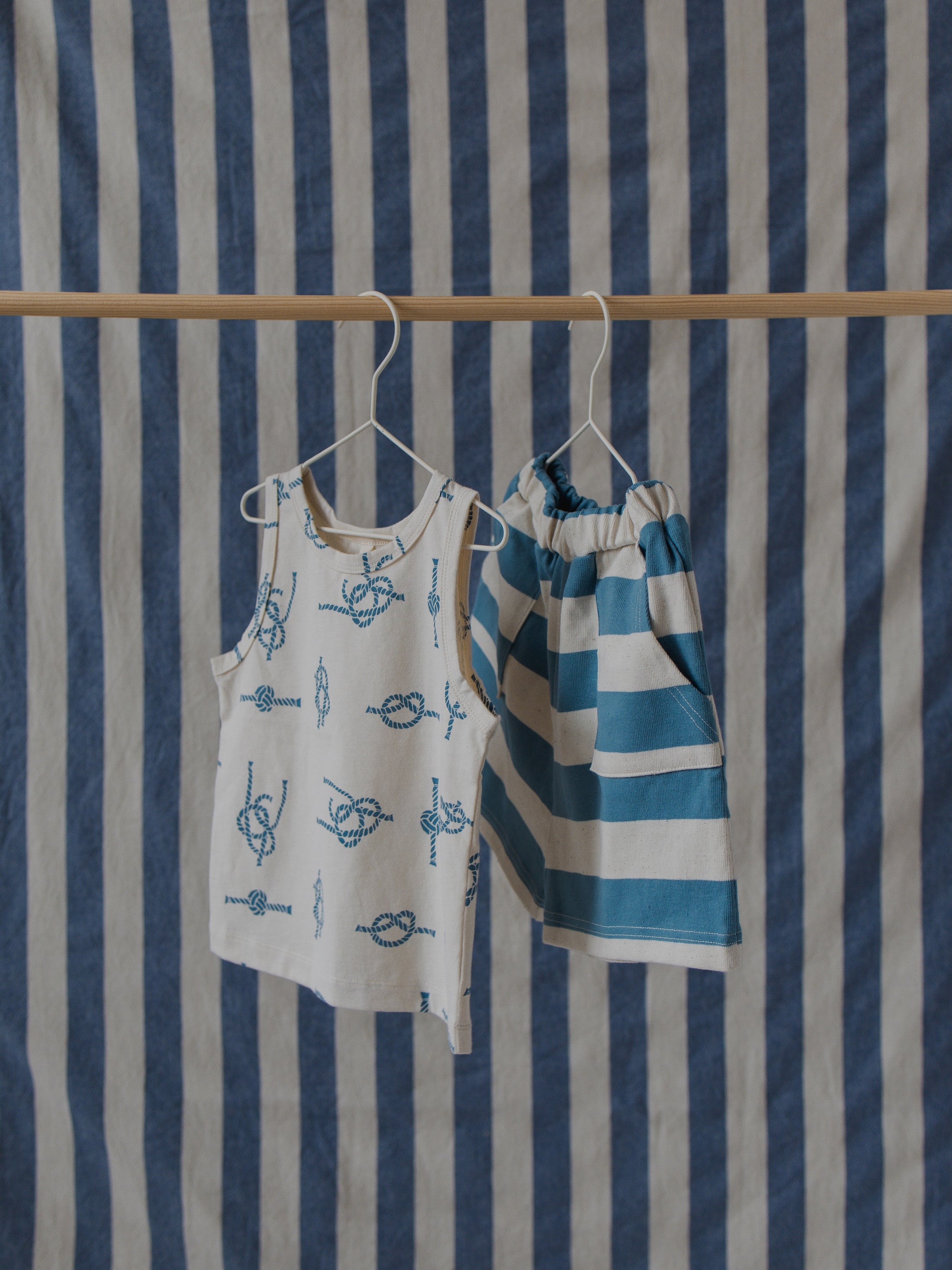 <Organic zoo> Deck Chair Stripes Bermudas - DROP2