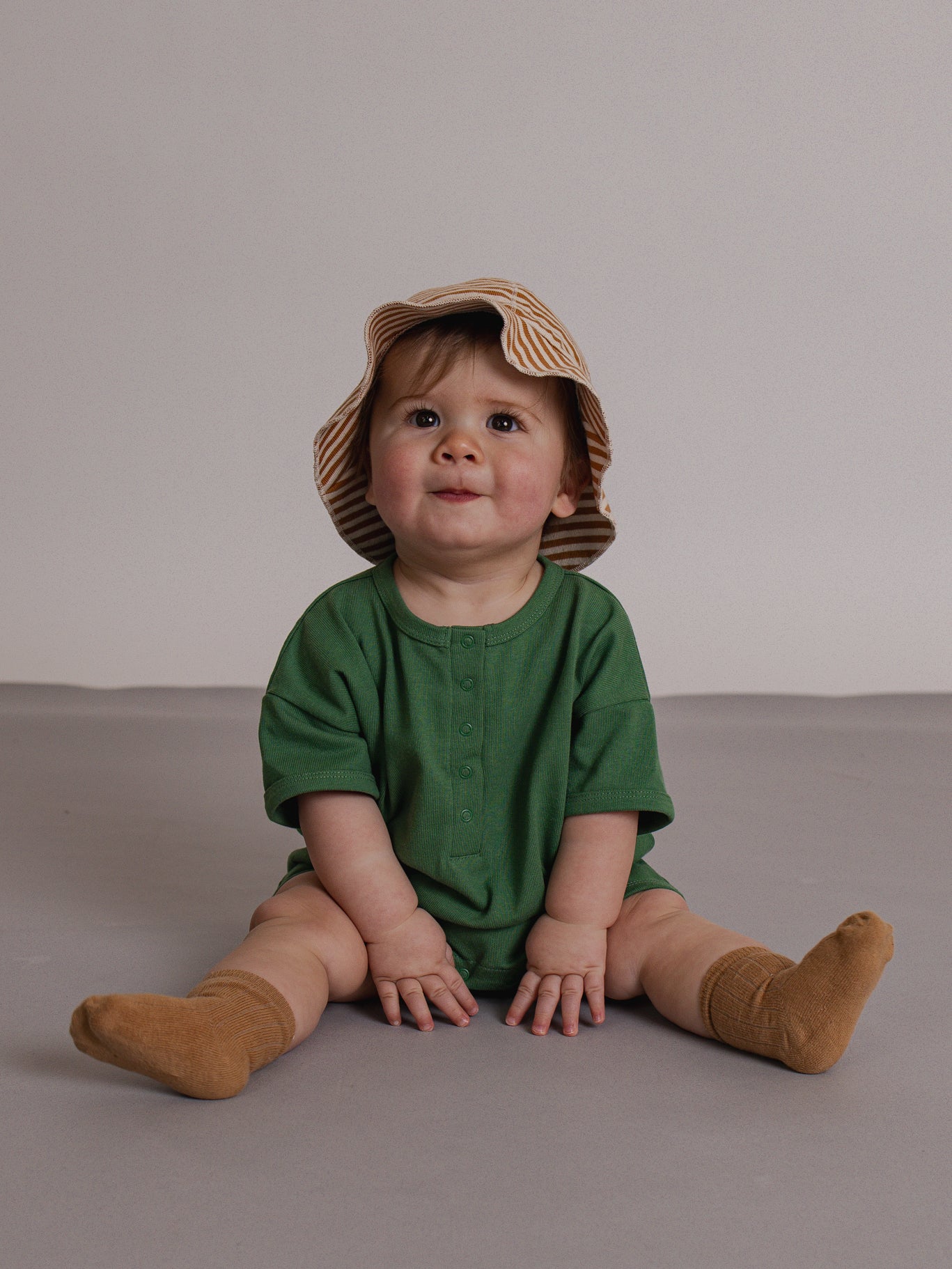<Organic zoo> Copper Stripes Sun Hat - DROP2