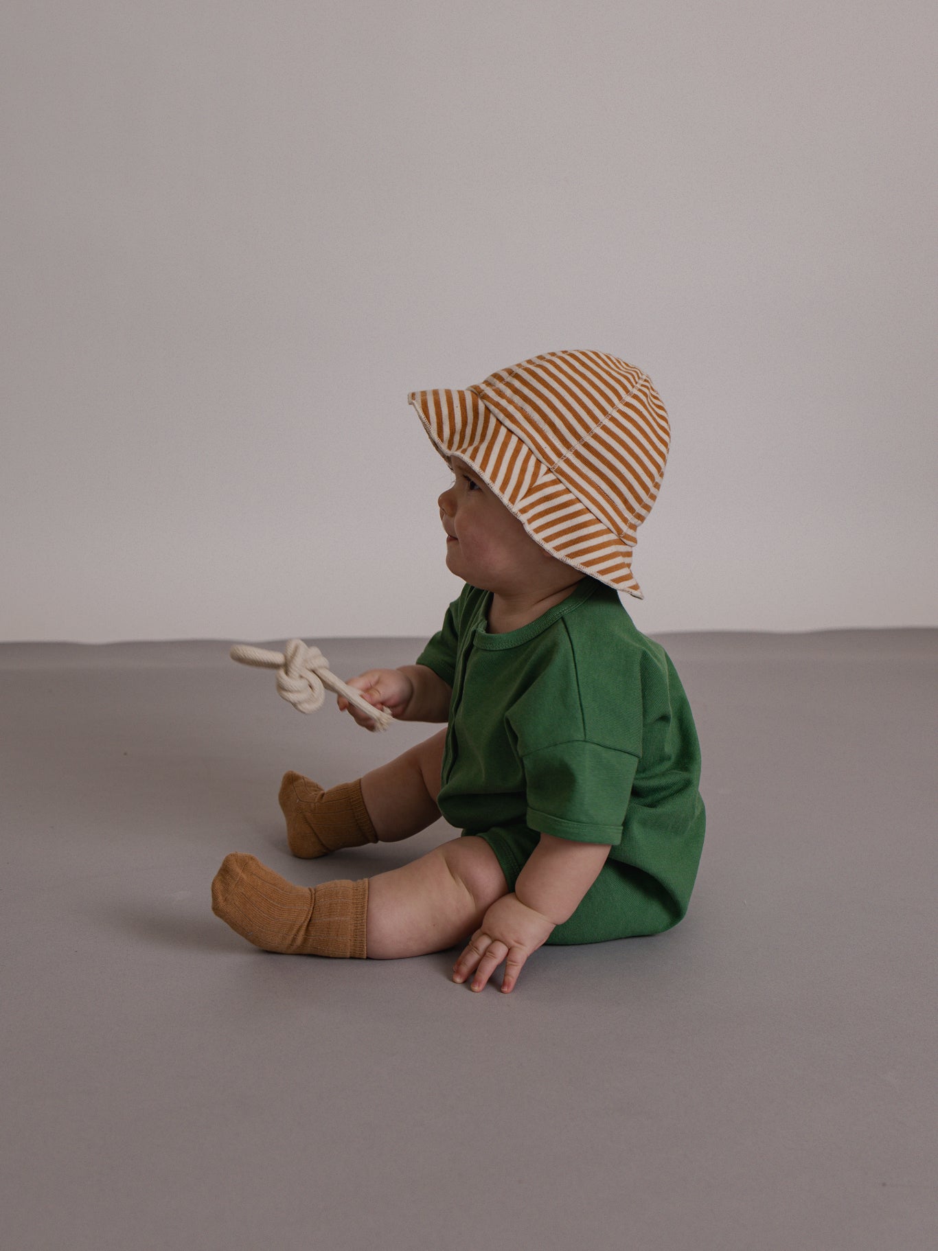 <Organic zoo> Copper Stripes Sun Hat - DROP2