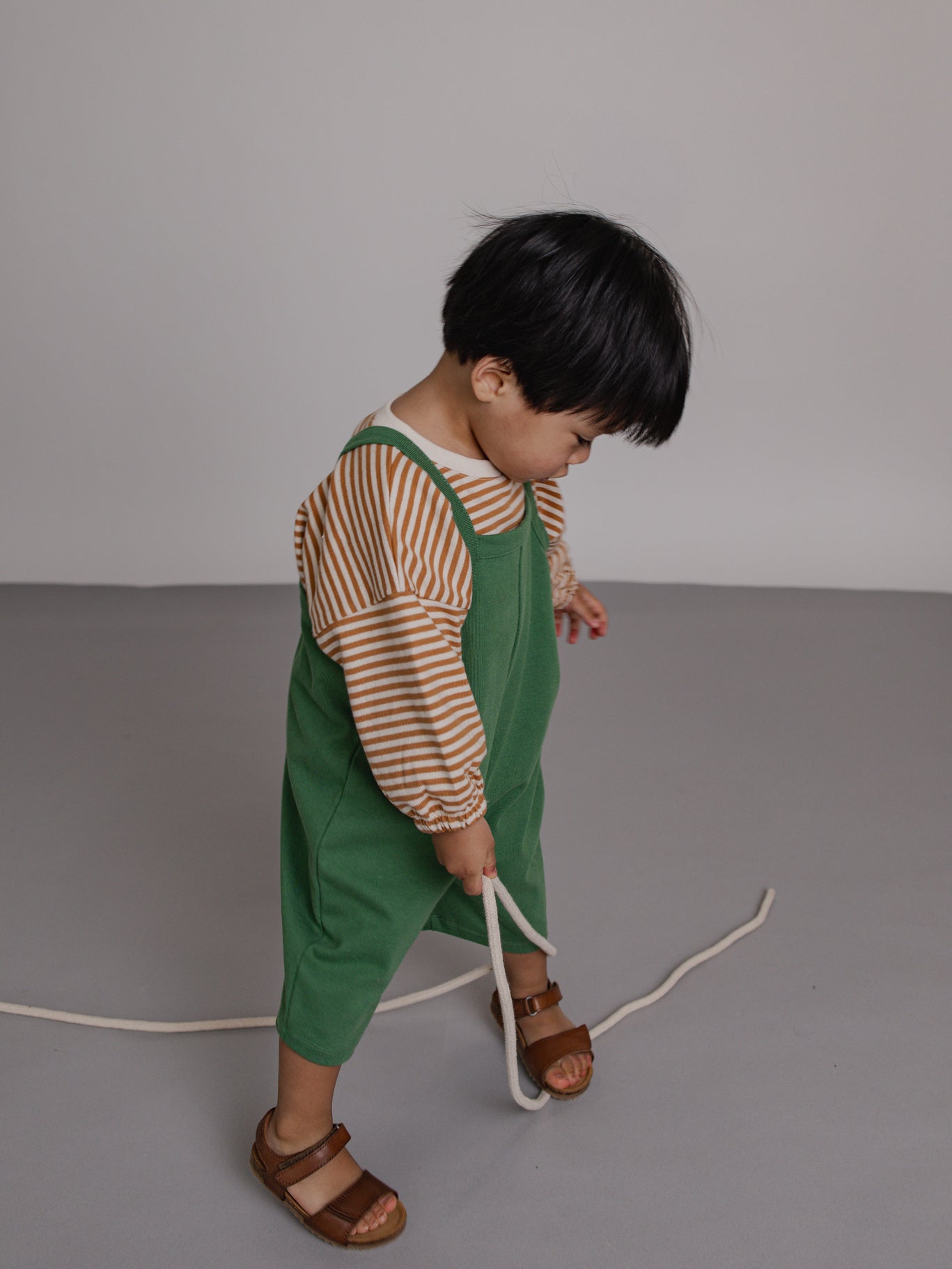 <Organic zoo> Copper Stripes Sweatshirt - DROP2