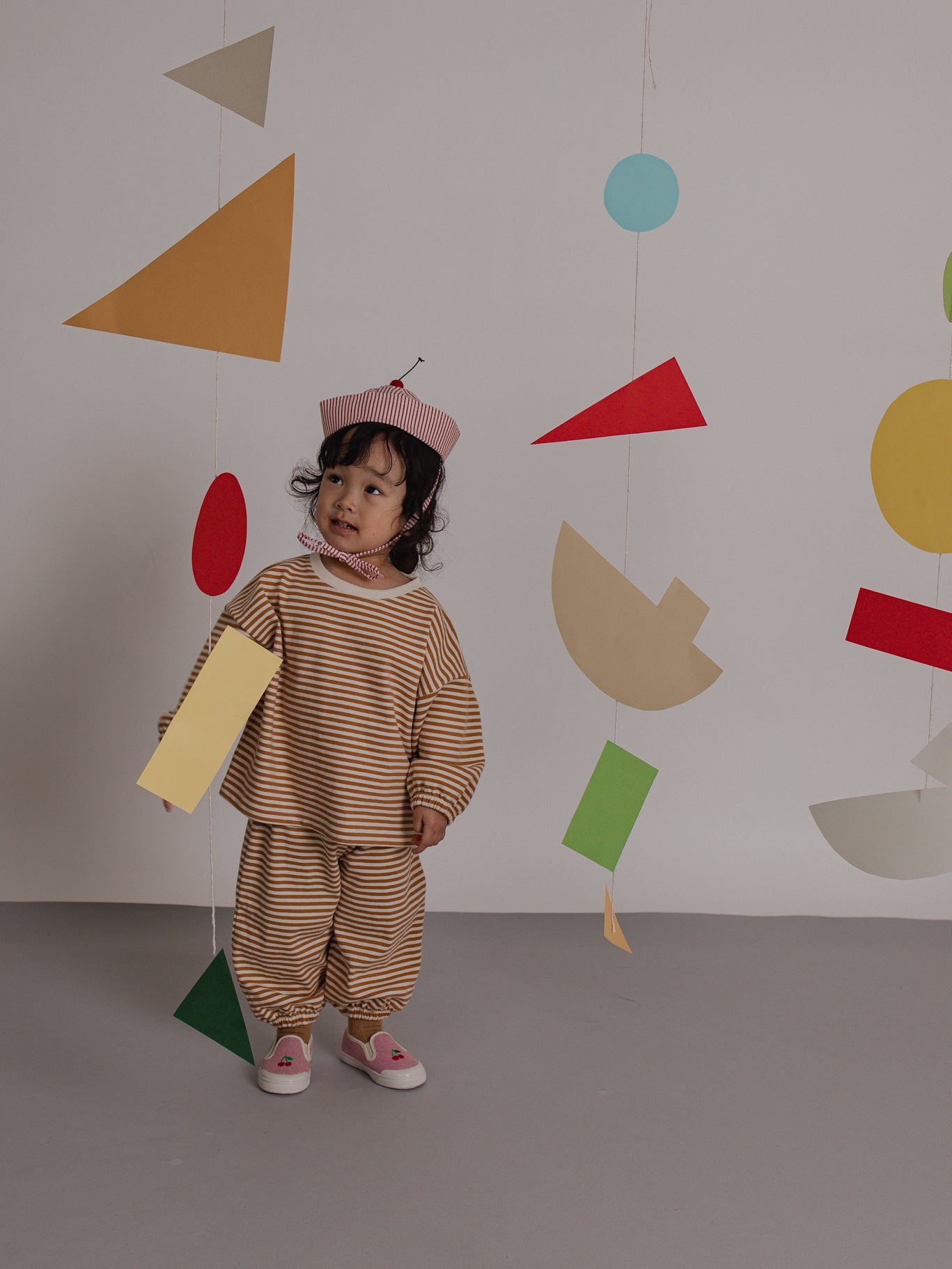 <Organic zoo> Copper Stripes Sweatshirt - DROP2