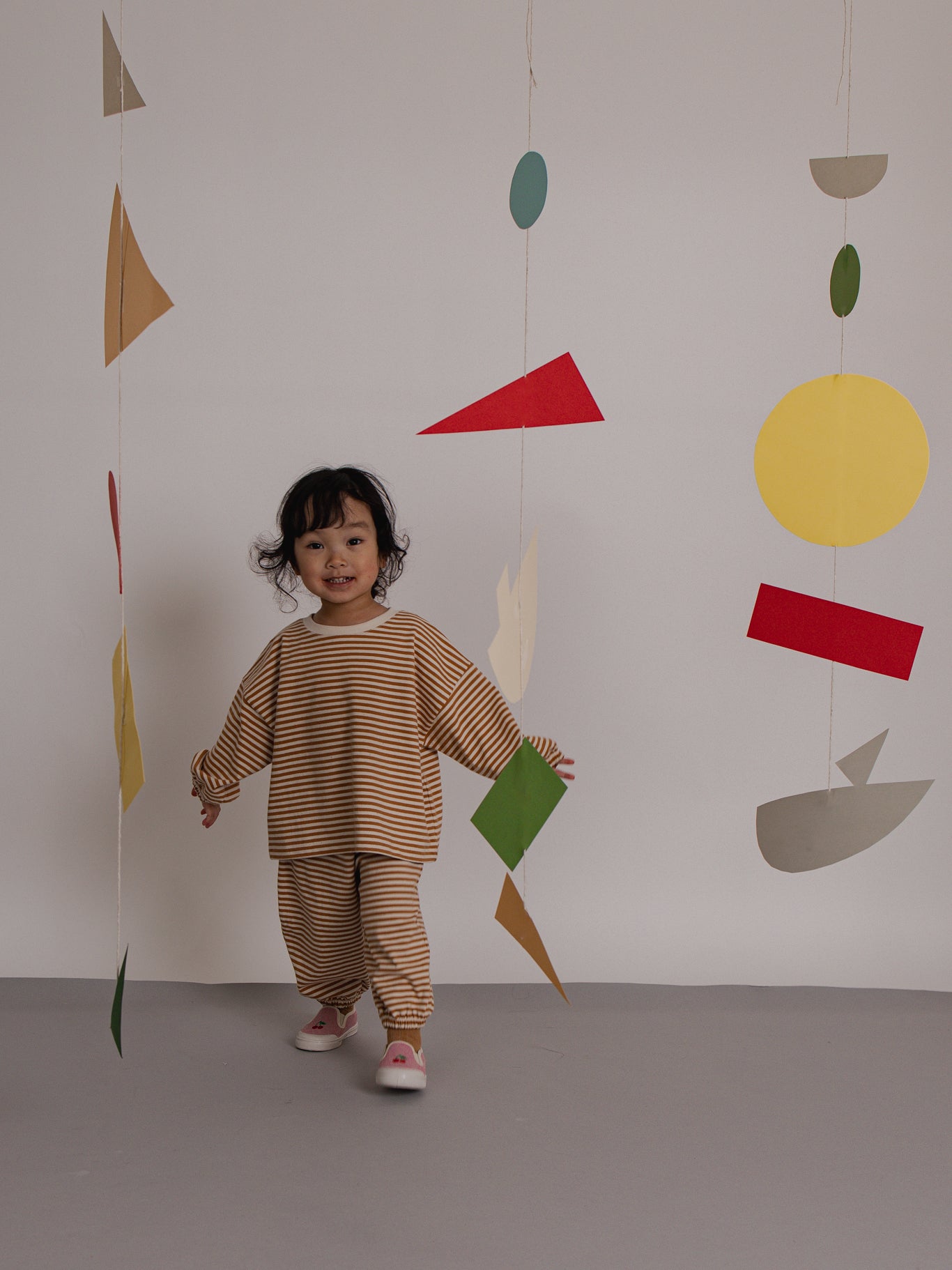 <Organic zoo> Copper Stripes Sweatshirt - DROP2