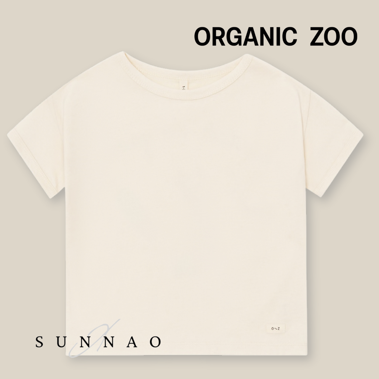 <Organic zoo> Watch Me Grow Boxy T-Shirt - DROP1　