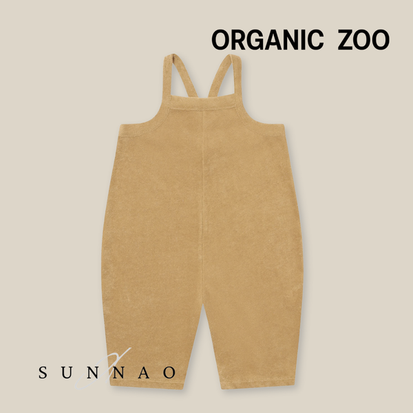 <Organic zoo> Wheat Terry Cropped Dungarees - DROP1　