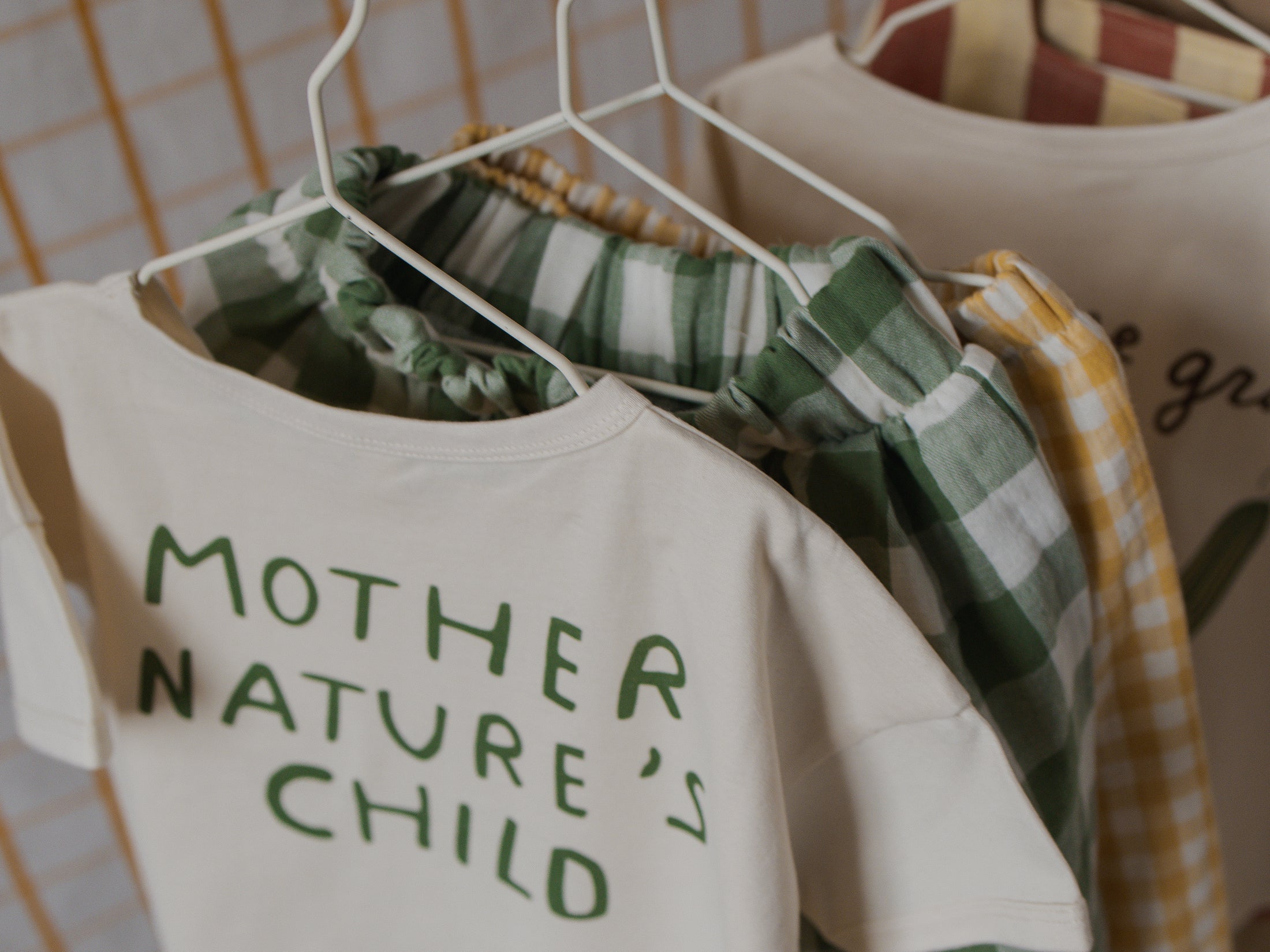 <Organic zoo> Mother Nature's Child Boxy T-Shirt  - DROP1　