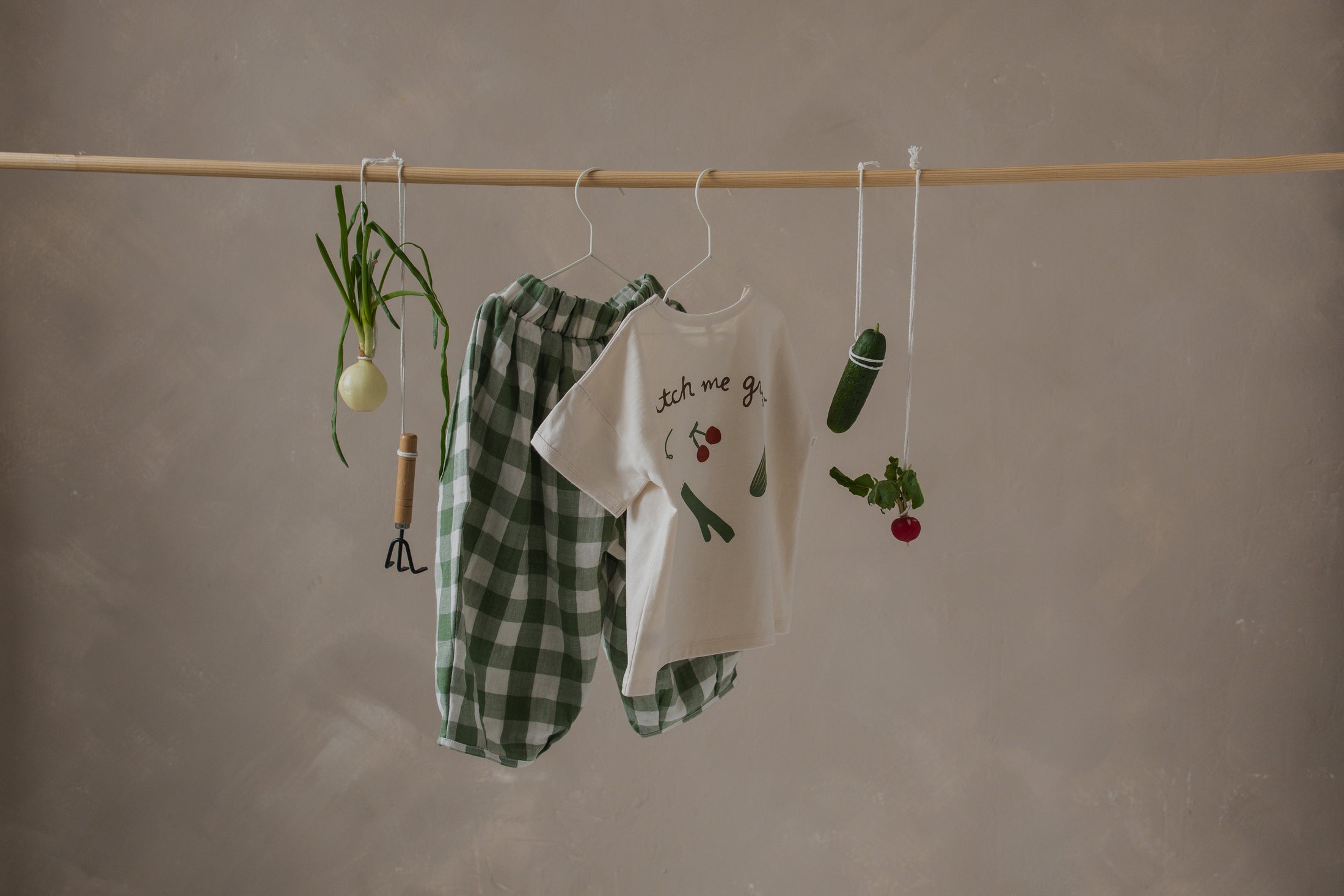 <Organic zoo> Watch Me Grow Boxy T-Shirt - DROP1　