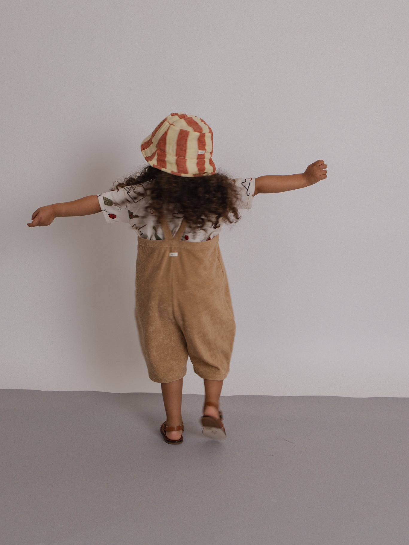 <Organic zoo> Tomato Stripes Bucket Sun Hat - DROP1　