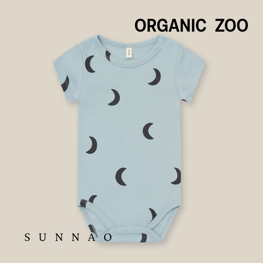 <Organic zoo> River Midnight Short Sleeve Bodysuit - DROP1　