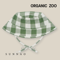 갤러리 뷰어로 이미지로드, <Organic zoo> Dill Gingham Bucket Sun Hat - DROP1

