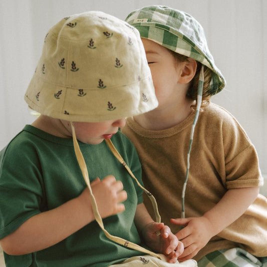 <Organic zoo> Lavender Bloom Bucket Sun Hat - DROP1　