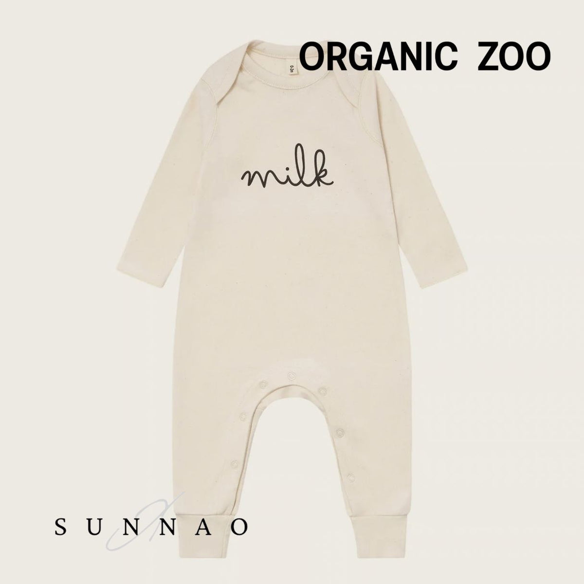<Organic zoo> Undyed Milk Playsuit