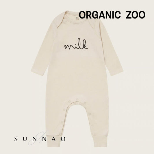 <Organic zoo> Undyed Milk Playsuit
