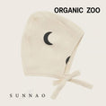 Load image into Gallery viewer, Organic zoo Charcoal Midnight Pixie Bonnet (0M-2Y)
