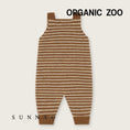 갤러리 뷰어로 이미지로드, <Organic zoo> Chestnut Stripes Wool Salopettes
