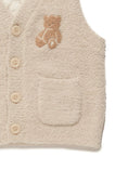 Load image into Gallery viewer, <gelato pique> BABY POWDER BEAR VEST
