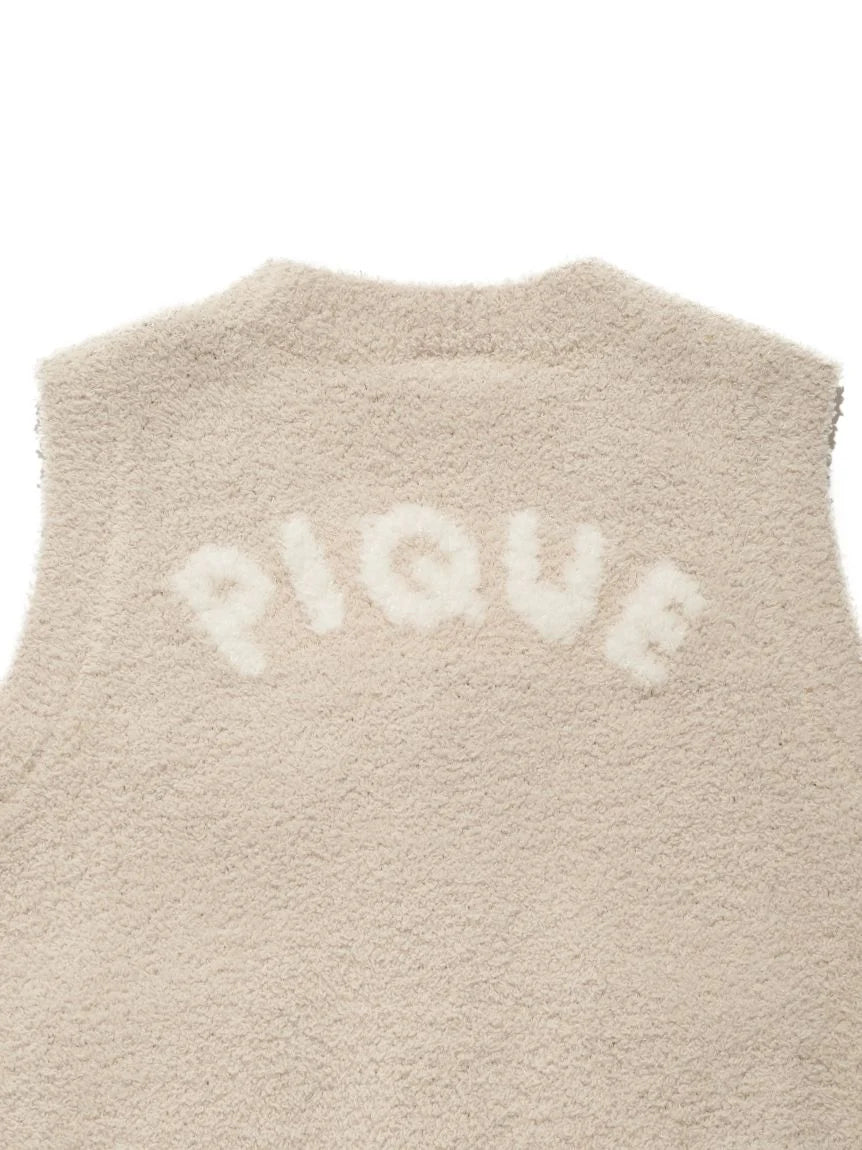 <gelato pique> BABY POWDER BEAR VEST