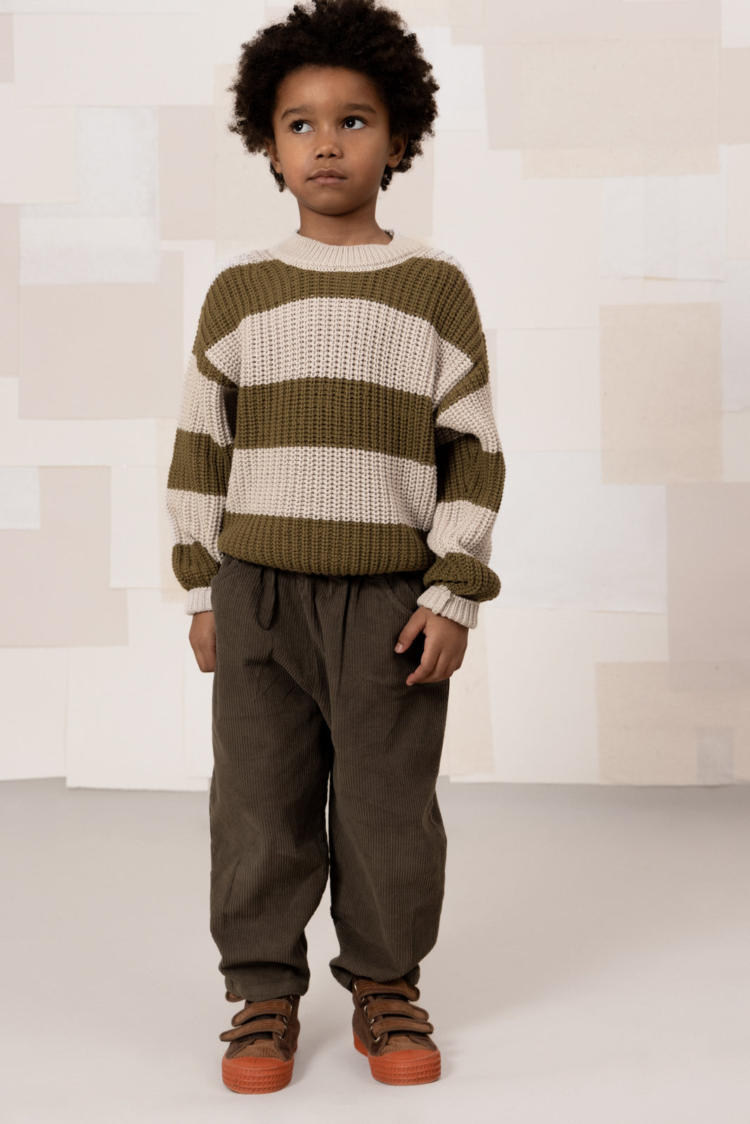 <STUDIO BOHEME PARIS> CARROT PANTS - DARK TAUPE