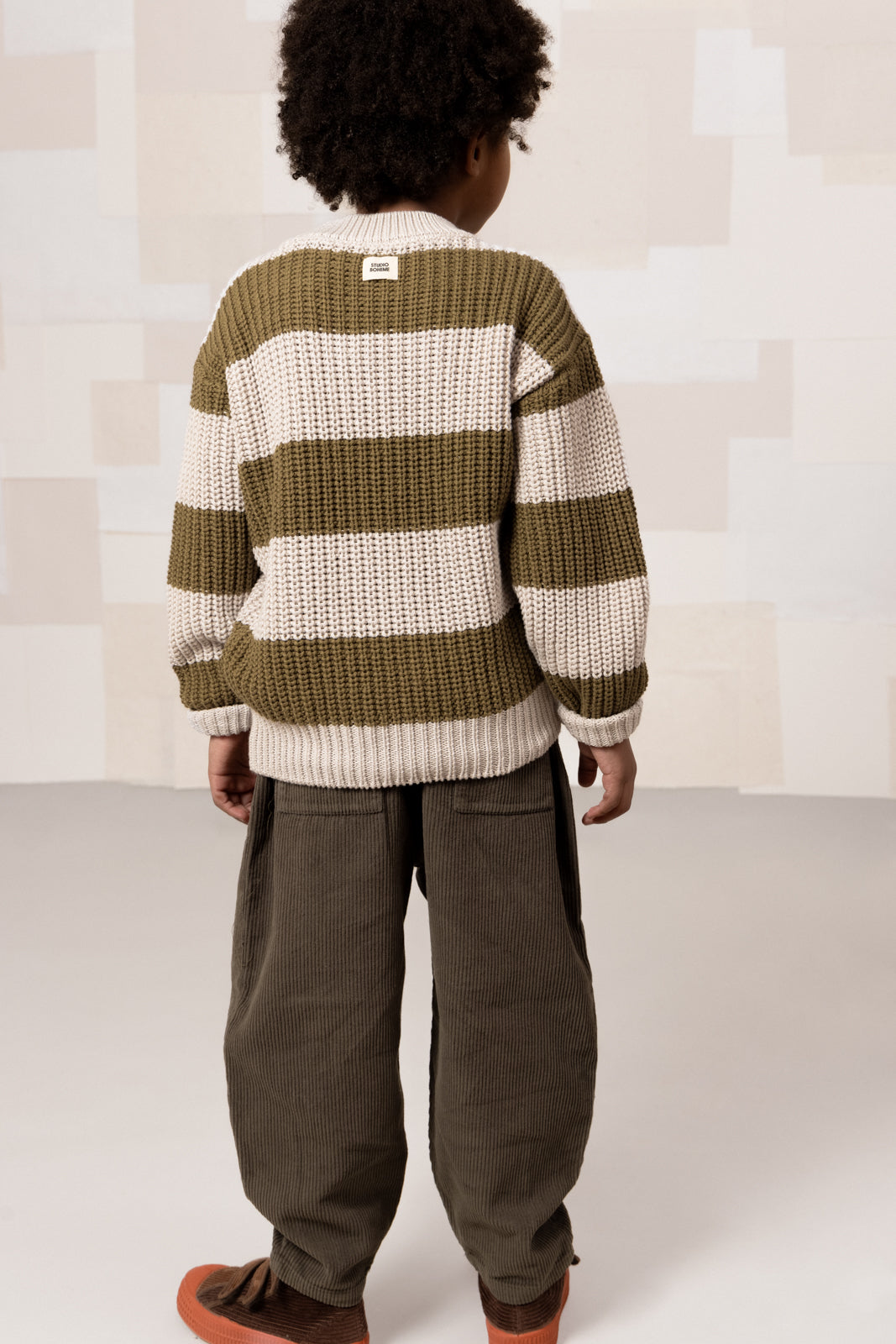 <STUDIO BOHEME PARIS> CARROT PANTS - DARK TAUPE