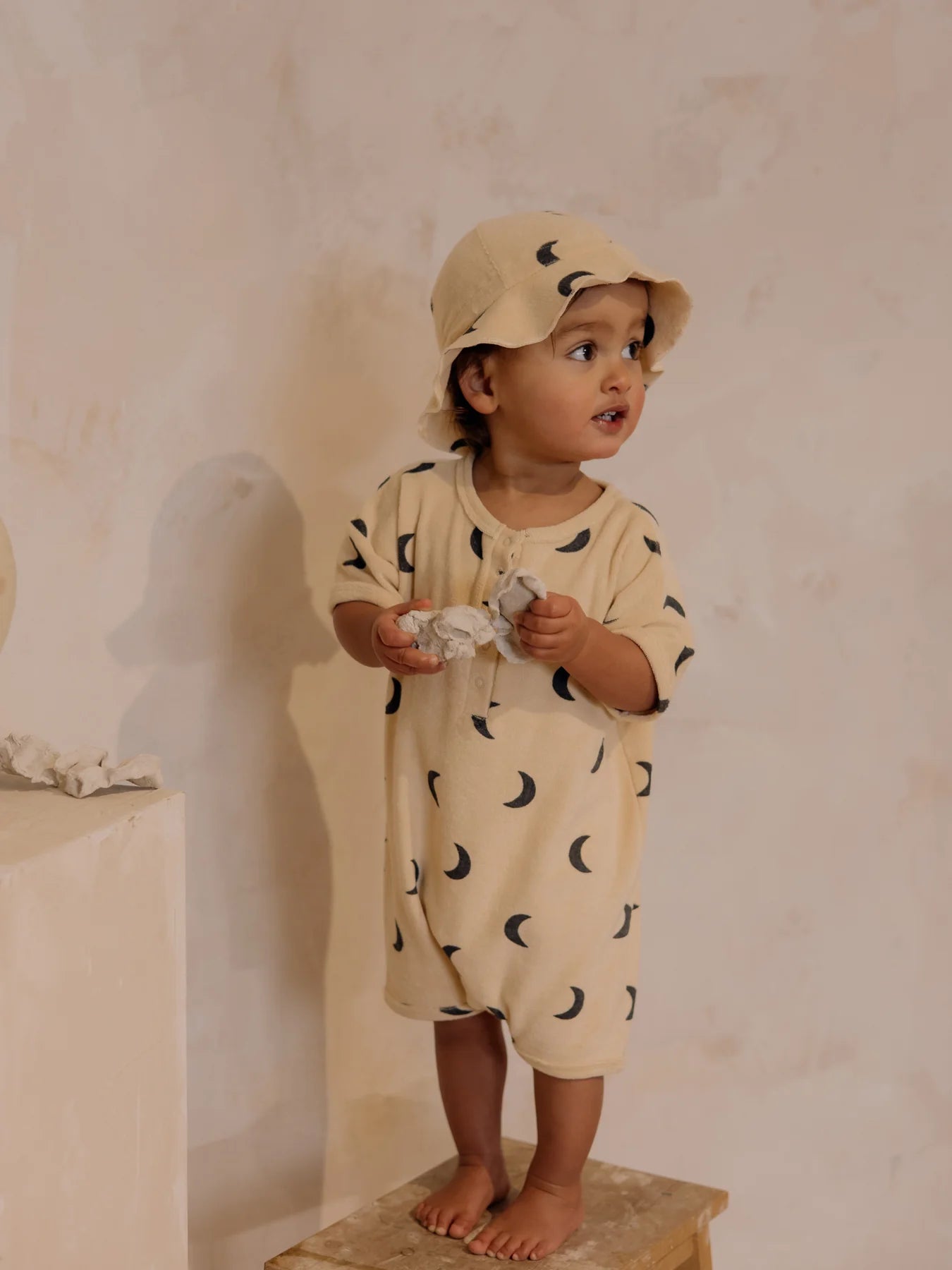 <Organic zoo> Pebble Midnight Terry Beach Romper（0M-3Y）-Organic zoo-SUNNAO