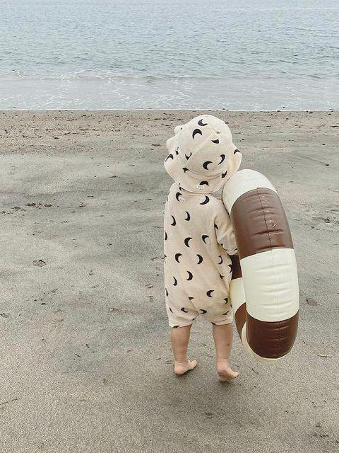 <Organic zoo> Pebble Midnight Terry Beach Romper（0M-3Y）-Organic zoo-SUNNAO