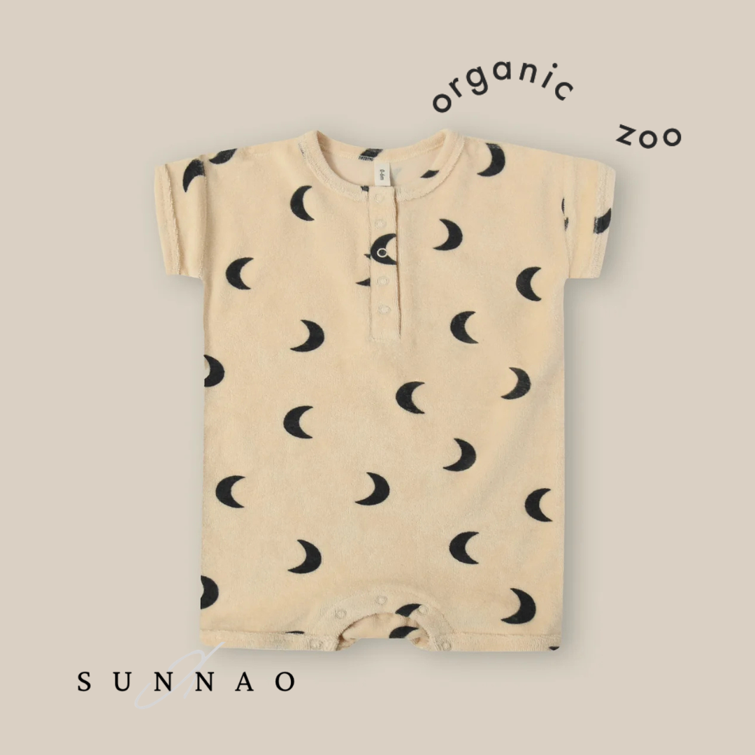 <Organic zoo> Pebble Midnight Terry Beach Romper（0M-3Y）-Organic zoo-SUNNAO