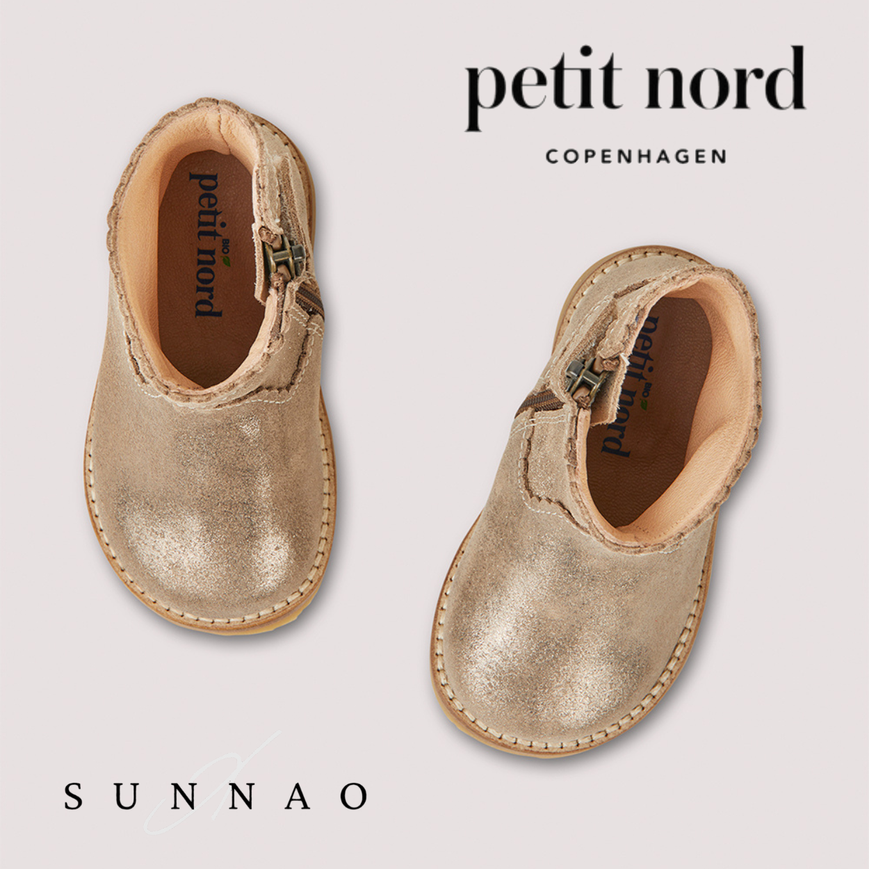 <Petit Nord> Emma Scallop Boot - Galaxy Suede