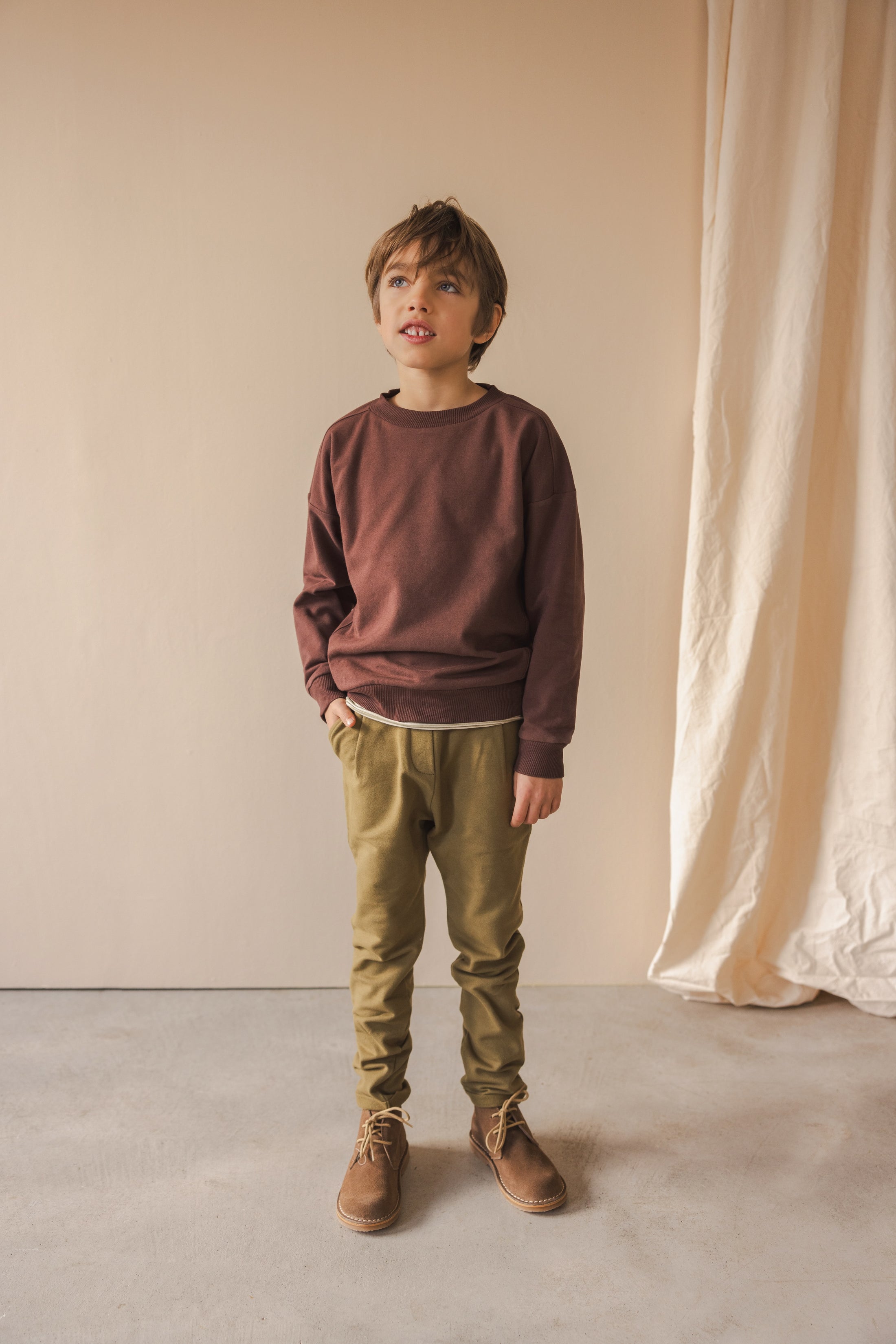 <Phil&Phae> Oversized sweater - chocolate