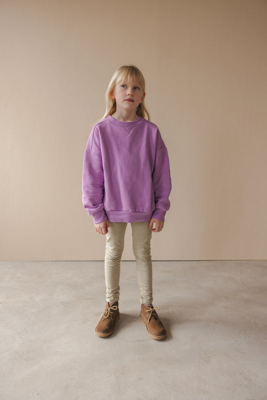 <Phil&Phae> Leggings stripes - soft moss stripes