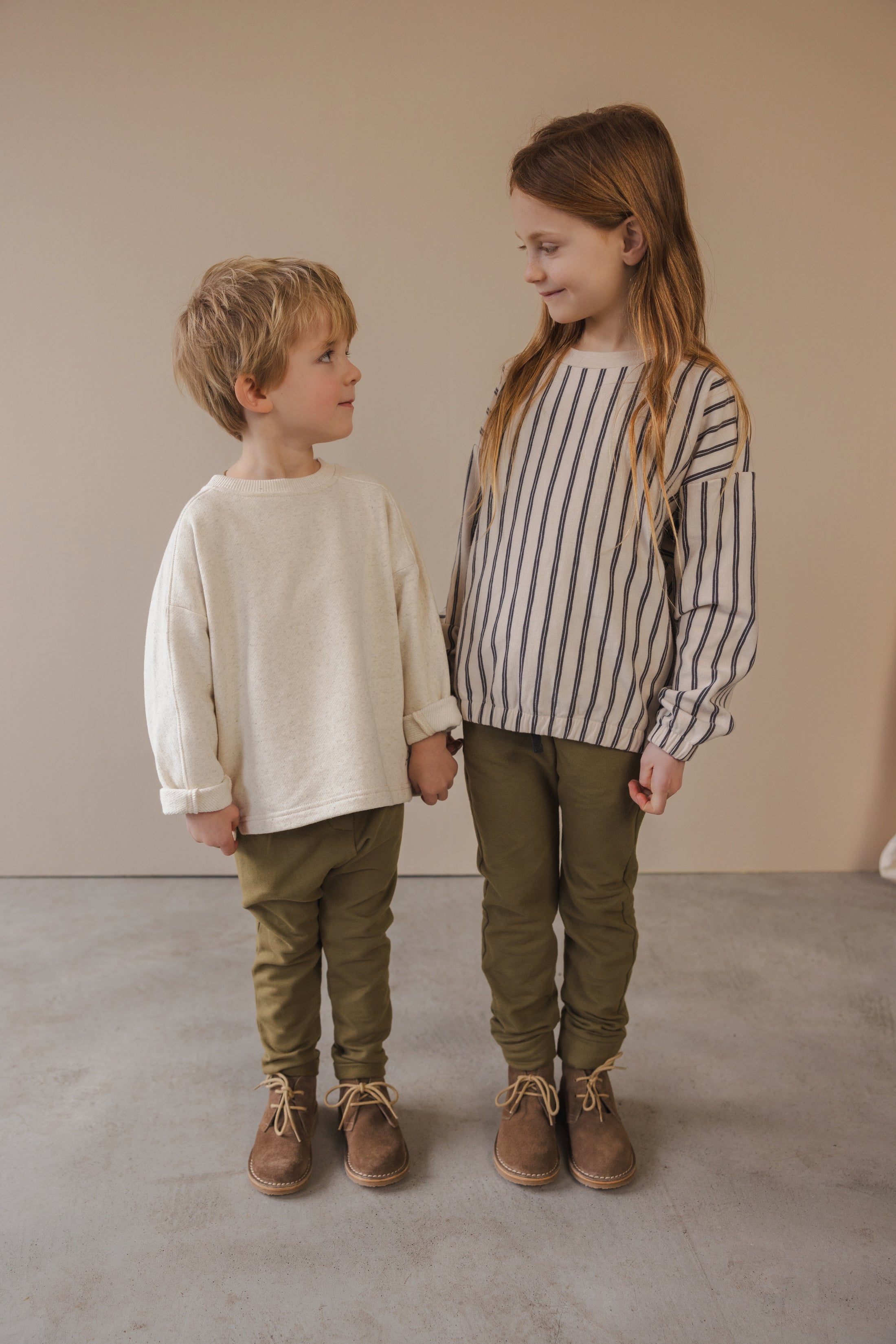 <Phil&Phae> Sweater slub stripes - graphite stripes