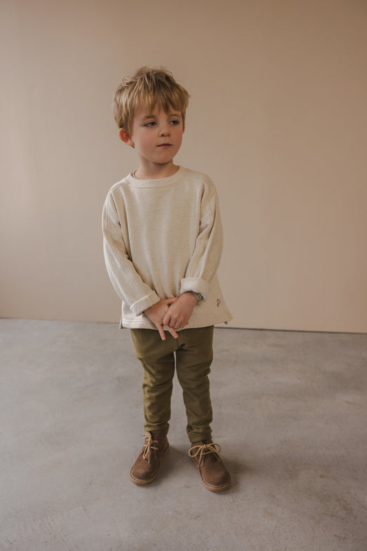 <Phil&Phae> Loose sweater l/s linen-brend - natural