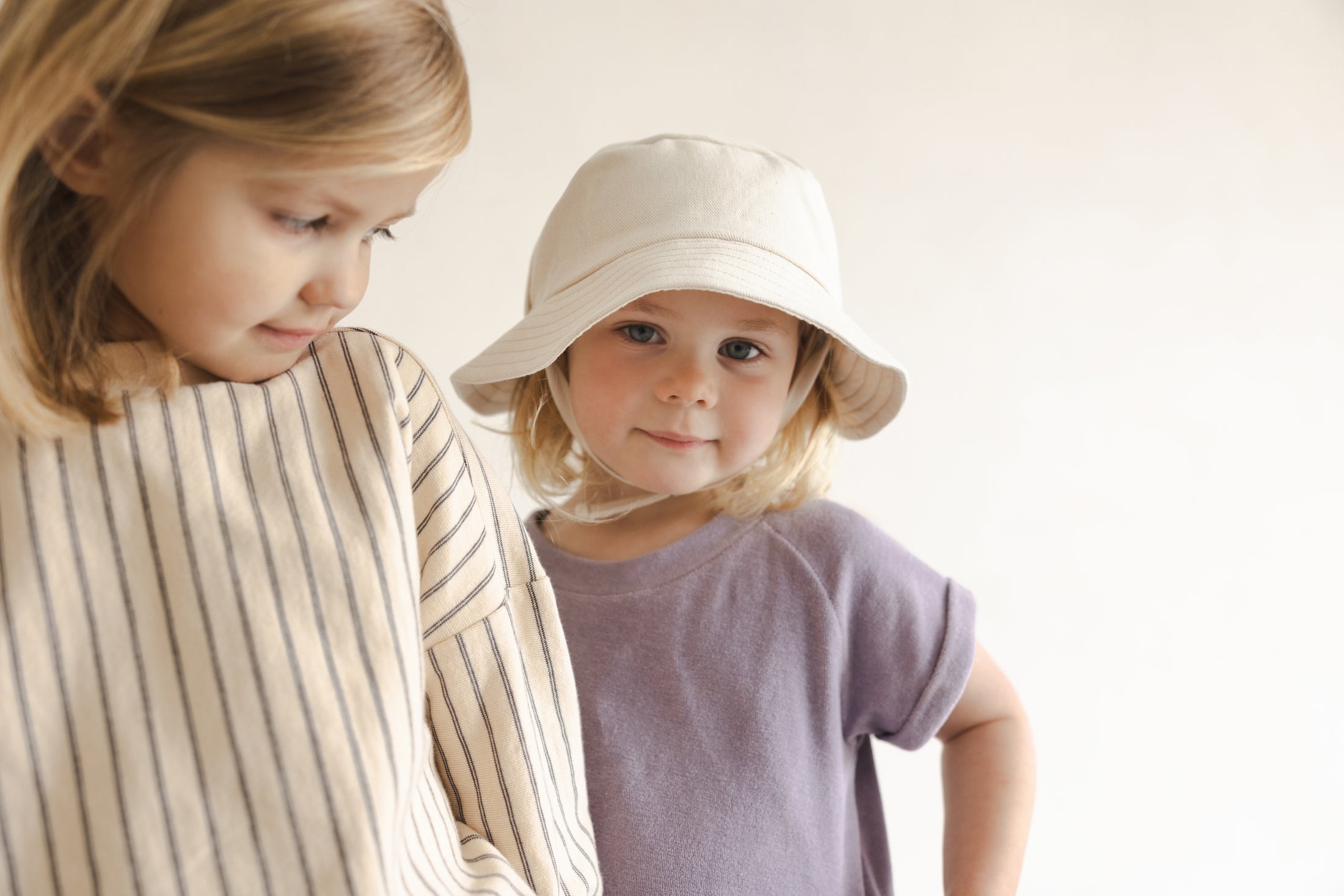 <Phil&Phae>Undyed bucket hat（0-10Y）