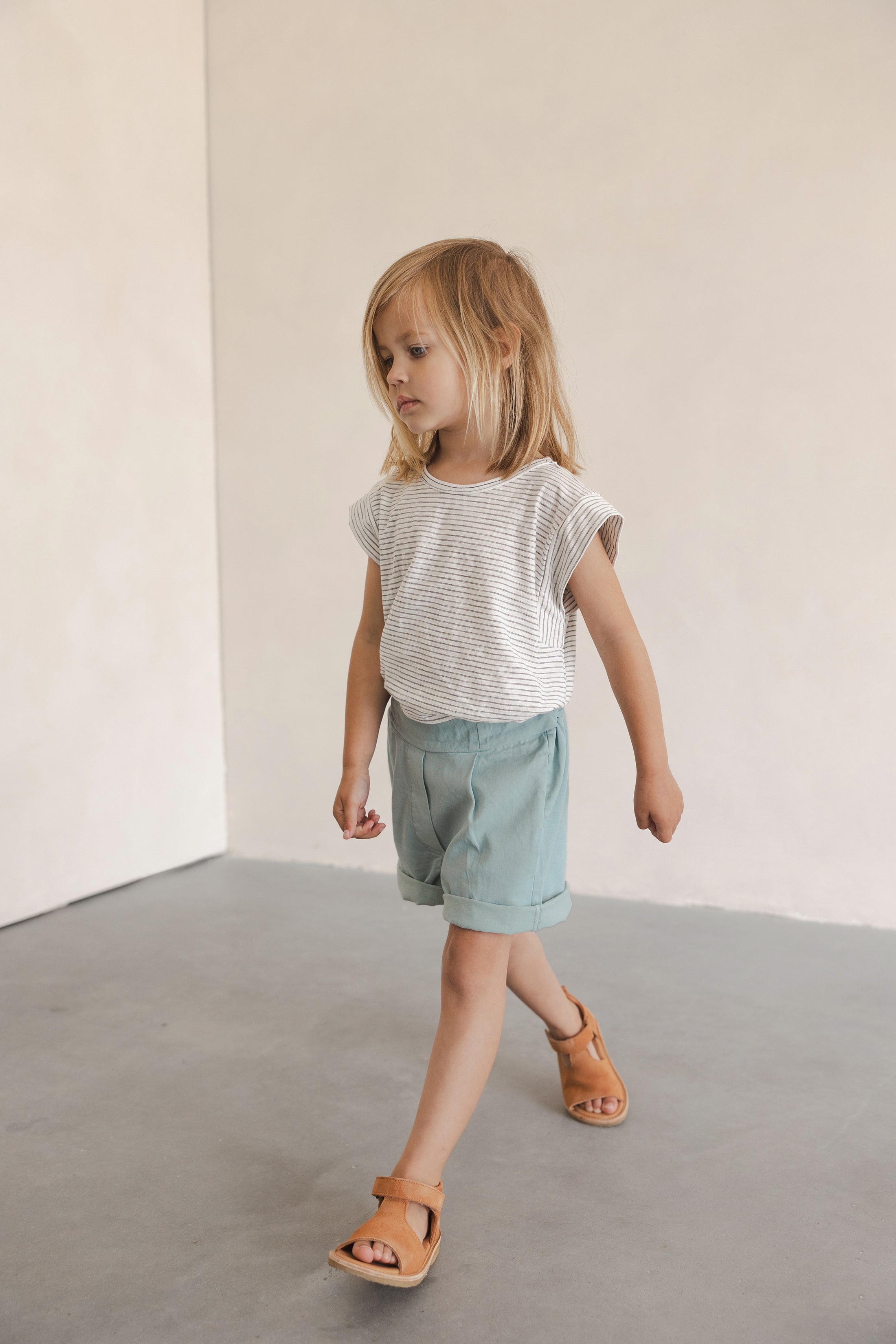 <Phil&Phae>Twill loose shorts（2-8Y）