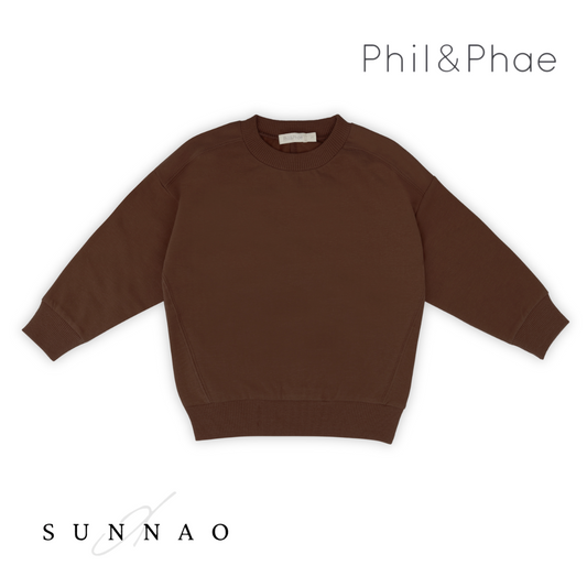 <Phil&Phae> Oversized sweater - chocolate