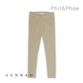 Gallery viewerに画像を読み込む, <Phil&Phae> Leggings stripes - soft moss stripes
