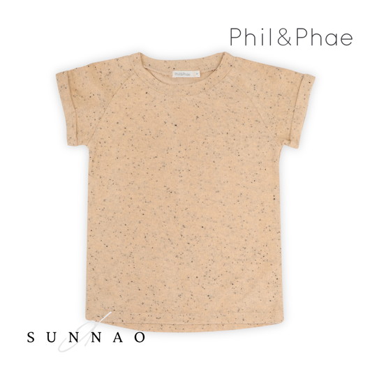 <Phil&Phae>Frotté raglan top speckles - beach
