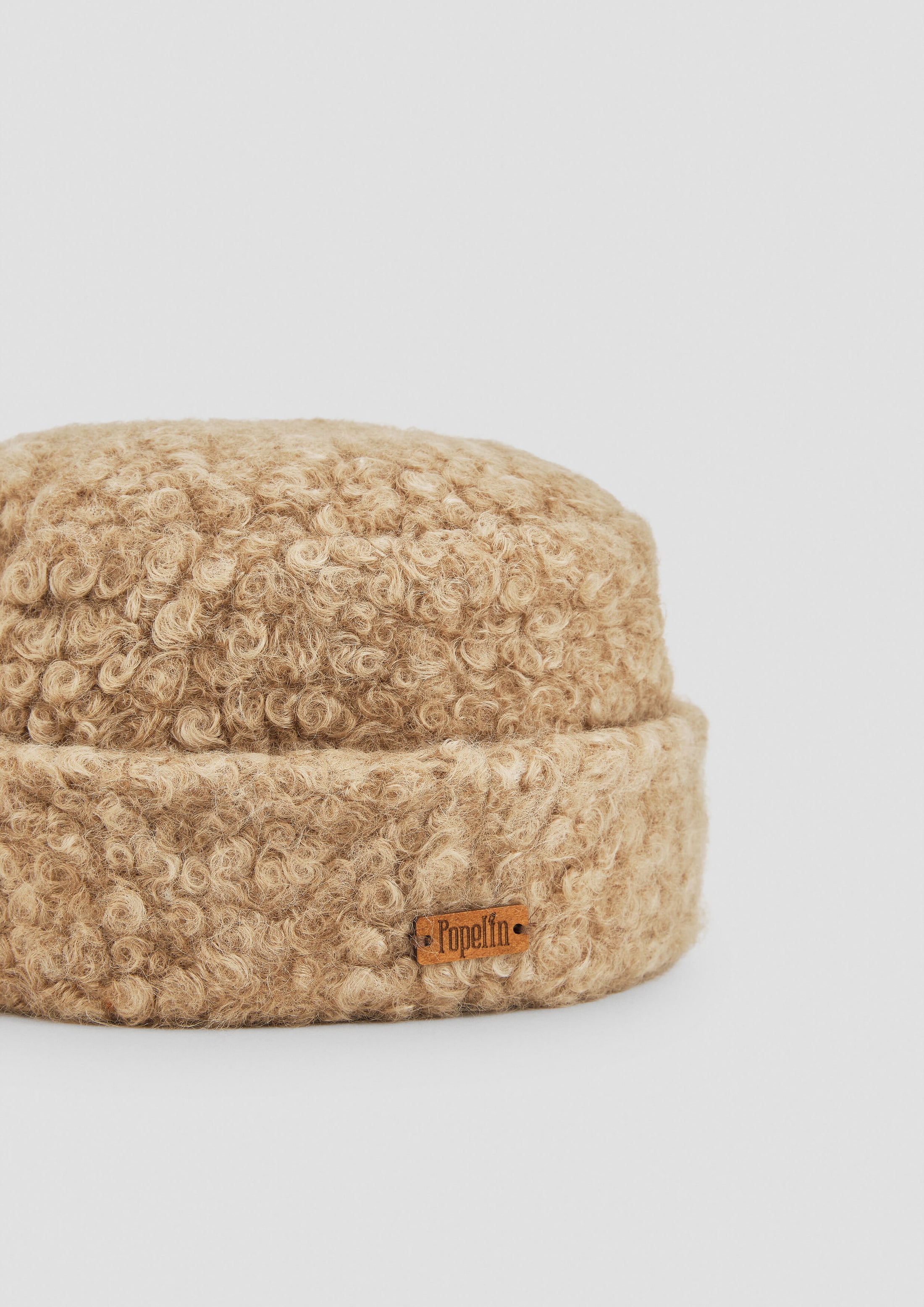 <Popelin> Mod.64.3 - Camel faux fur Russian hat　