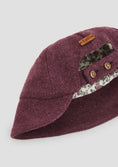 Load image into Gallery viewer, <Popelin> Mod.65.2 - Wine red woollen bonnet with peak　
