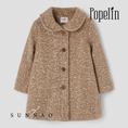 Load image into Gallery viewer, <Popelin> Mod.61.3 - Camel faux fur coat with yoke　
