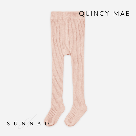 <Quincy mae> TIGHTS DUSTY ROSE　