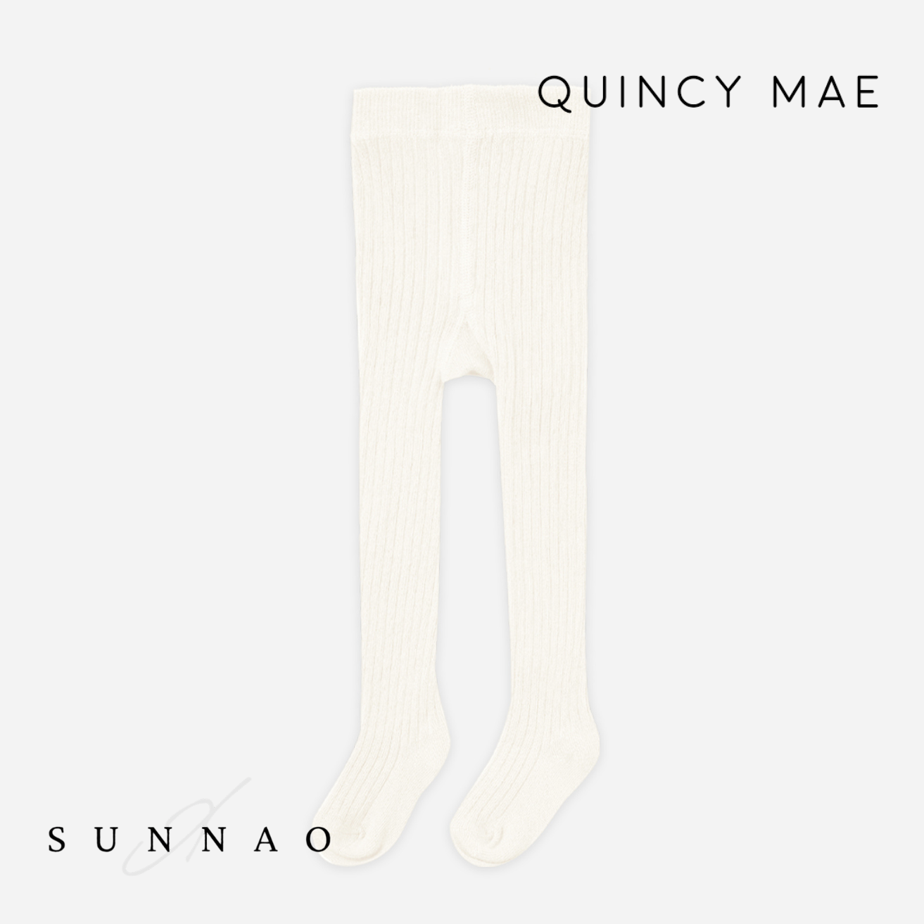 <Quincy mae> TIGHTS NATURAL　