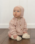 Gallery viewerに画像を読み込む, <Quincy mae> BUBBLE KNIT CARDIGAN DUSTY ROSE SPECKLE　
