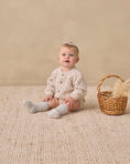 Gallery viewerに画像を読み込む, <Quincy mae> BUBBLE KNIT CARDIGAN NATURAL CONFETTI　
